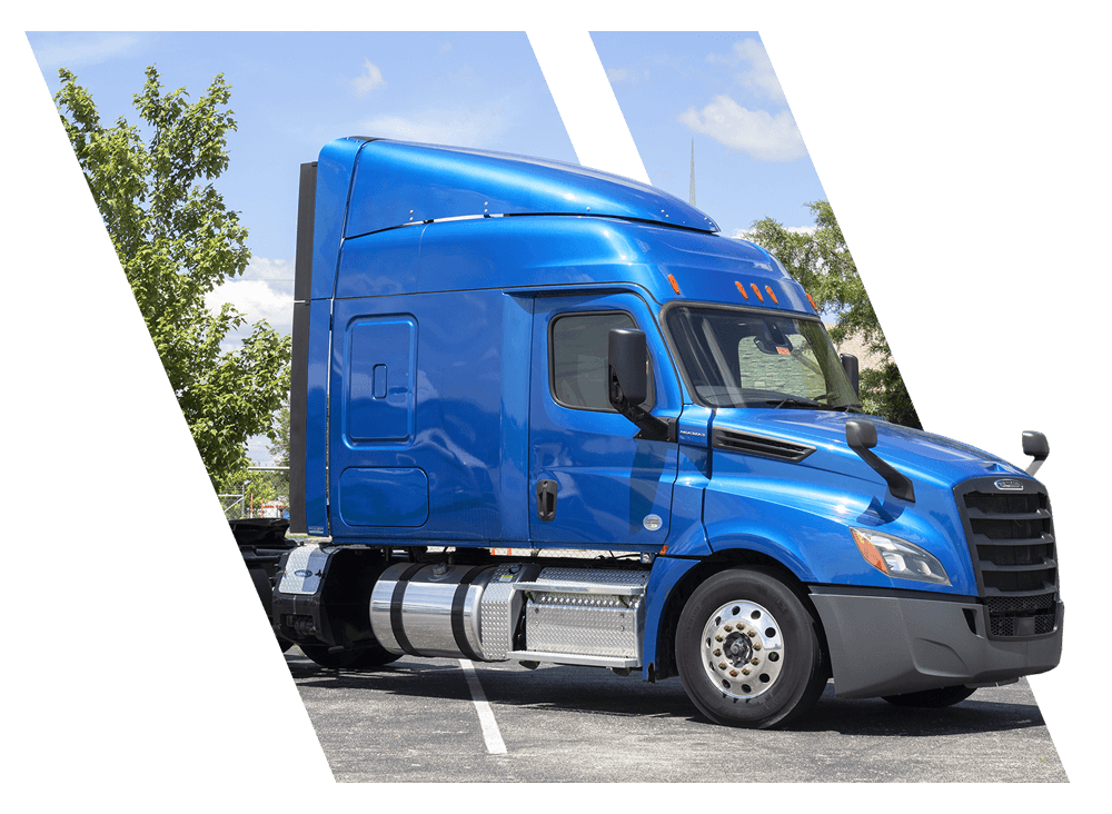 Blue truck parked in Natchez MS