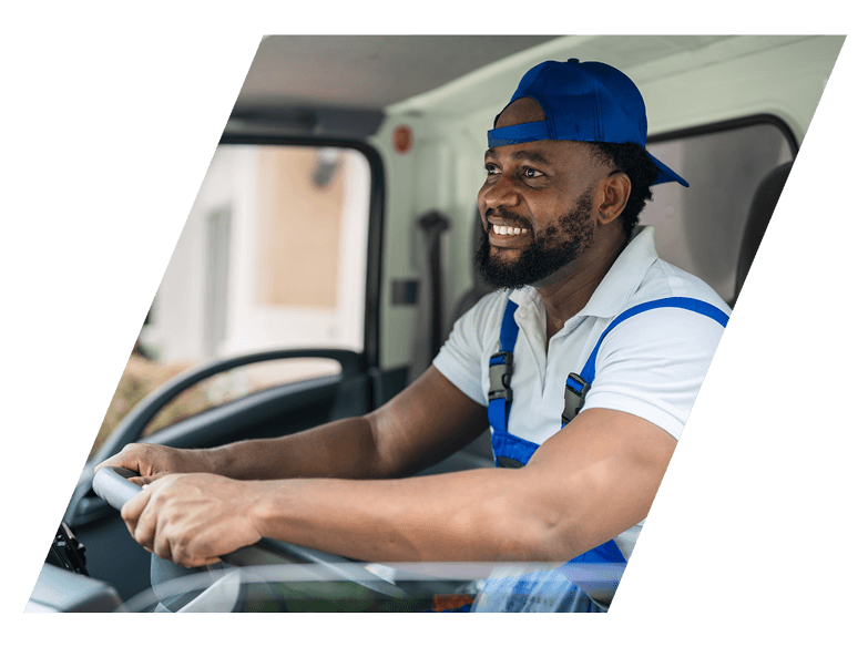 commercial driver in baton rouge at the wheel of a truck