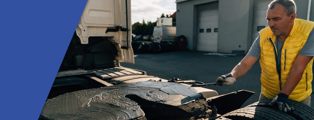 A CDL professional teaching truck driver safety tips.